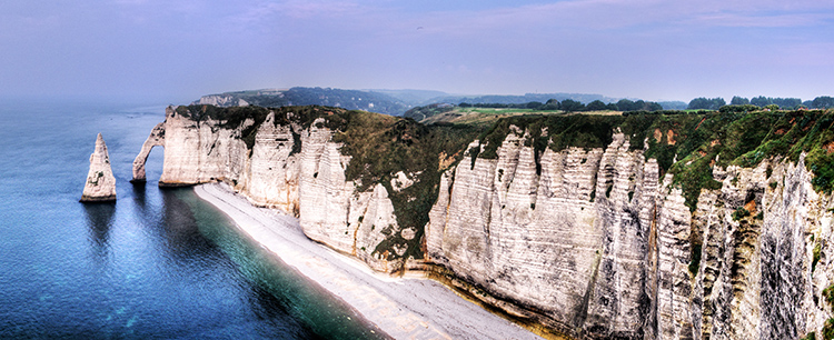 The white cliffs of Etretat